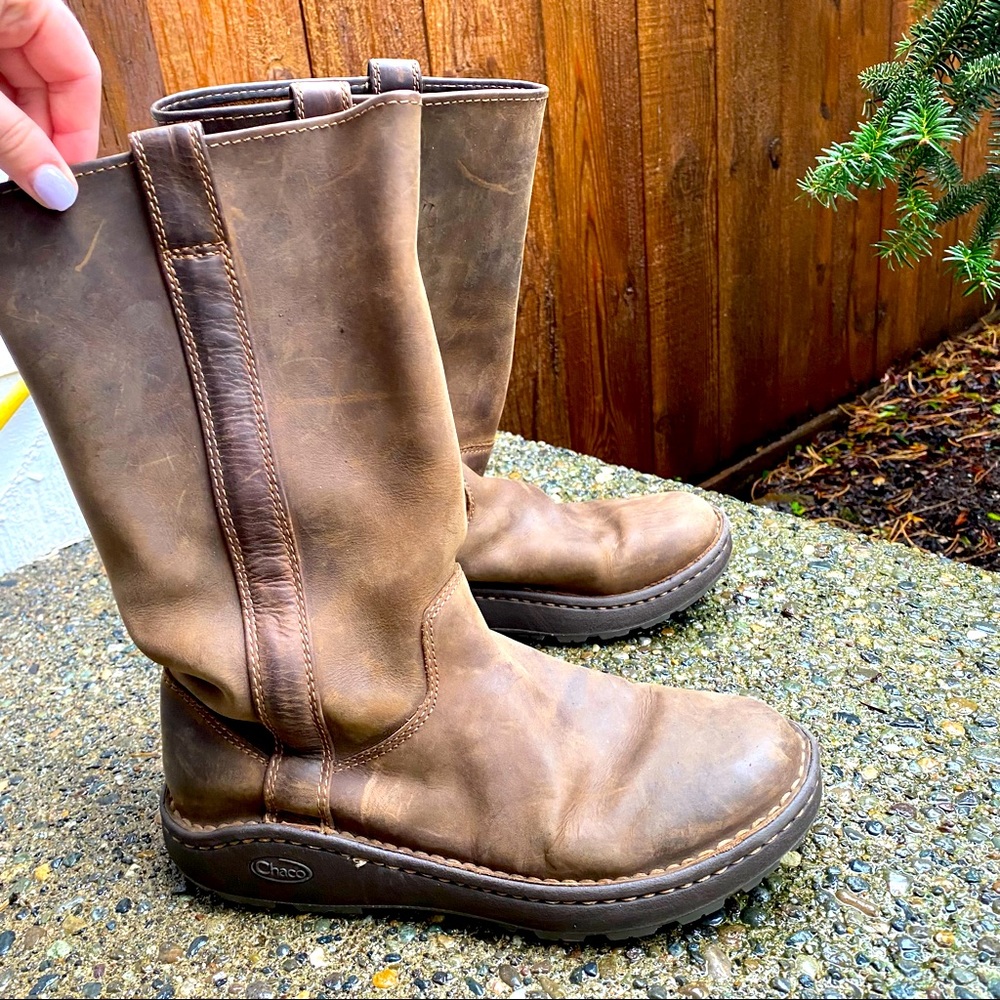 Chaco Women's Credence Tall Leather Boots Size: 9
